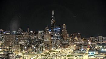 Weather camera view of UIC - University of Illinois Chicago.