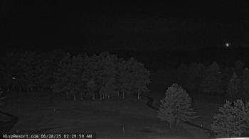 Weather camera view of Wisp Ski Resort.